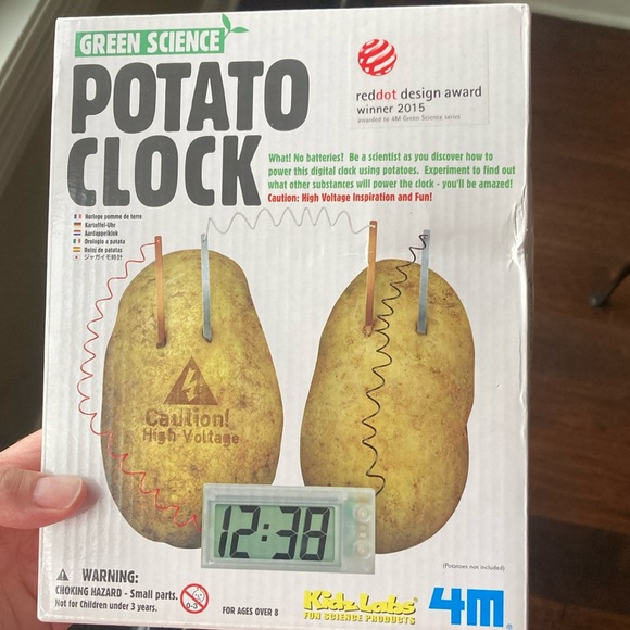 Educational science potato clock - Picture 1 of 2